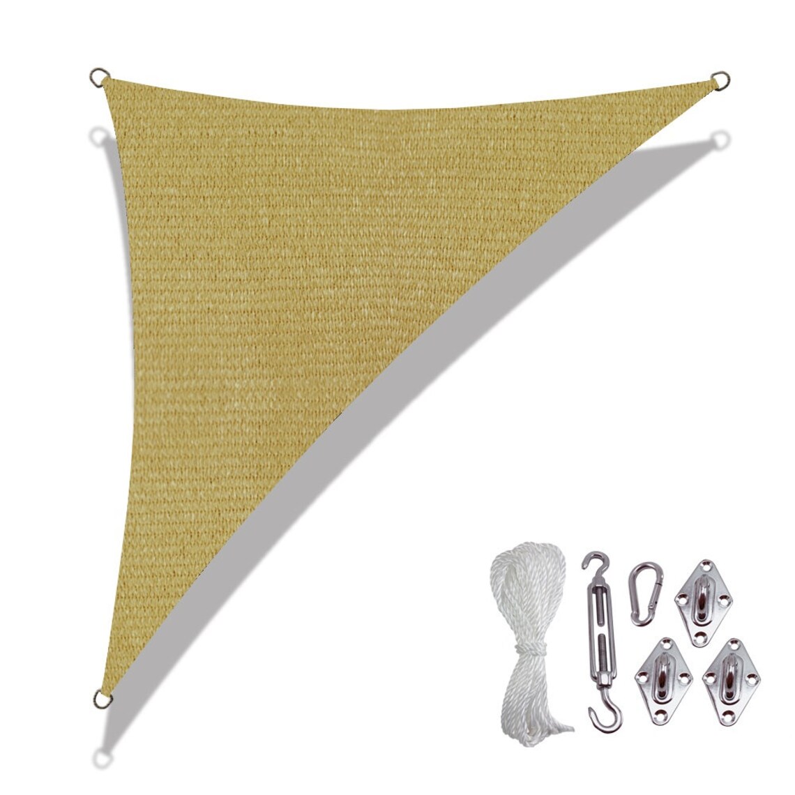 Custom Sized Triangle Sun Shade Sail 185GSM Permeable UV - Etsy