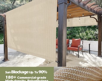 Spasm Price Alion Home Pergola Shade Cover HDPE Canopy Sunblock Patio Permea