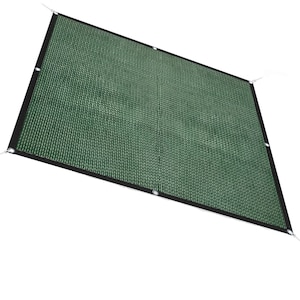 Custom 75% Sunblock Garden Netting Durable UV Treated Shade Net Screen for Fence, Garden, Greenhouse w/ Reinforced Grommets -Green