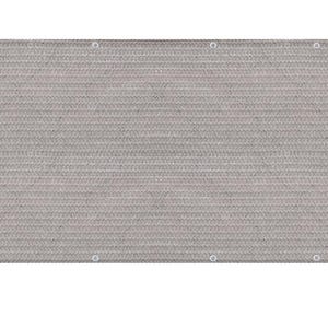 18 pouces et 20 pouces de haut - Paravent de confidentialité élégant de taille personnalisée - Terrasse dans la cour arrière, patio, balcon, clôture, piscine, balustrade - Tan fumé