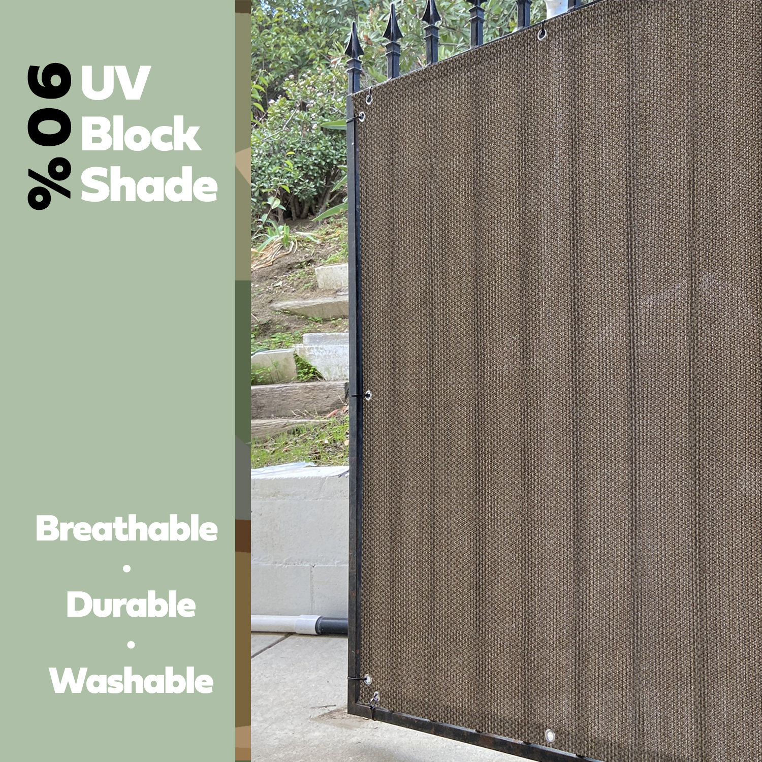 Custom Sized Gate Privacy Screen Privacy Barrier for Gate, Fence