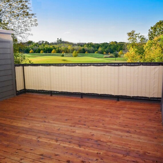 Custom Sized Privacy Screen Mesh Patio Deck Balcony Pool Etsy