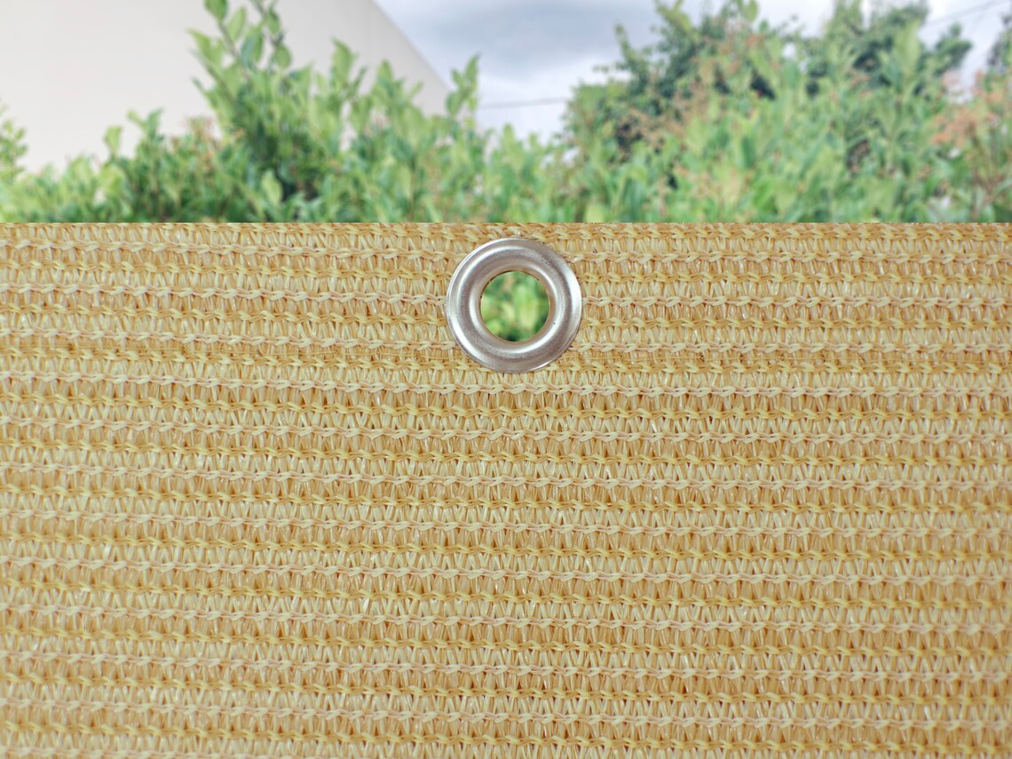 Custom Sized 2 Sided Hems & Grommets Sun Shade Privacy Panel Etsy