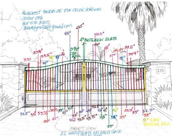 Outdoor Arched Gate Privacy Screen for Balcony: 95% Blockage, FR-Rated PVC-Coated -Beige with hems in begie