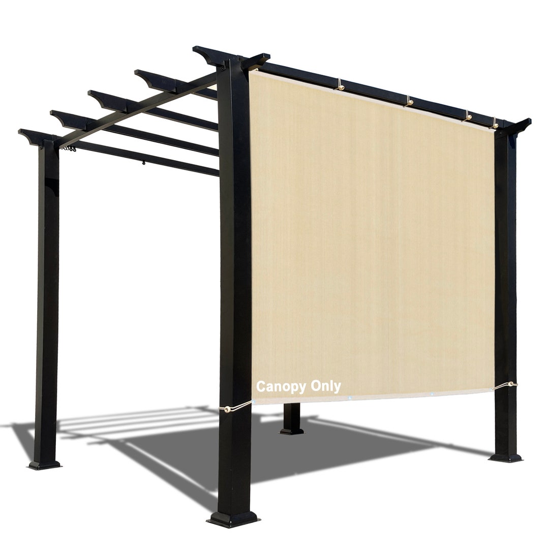 Custom Sized 2 Sided Hems & Grommets Sun Shade Privacy Panel for Patio