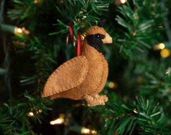 Quail Christmas Ornament