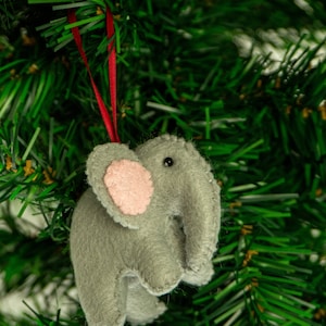 Elephant Christmas Ornament