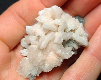 Calcite crystals, FLUORESCENT, Lee County, North Carolina (#HD-2)
