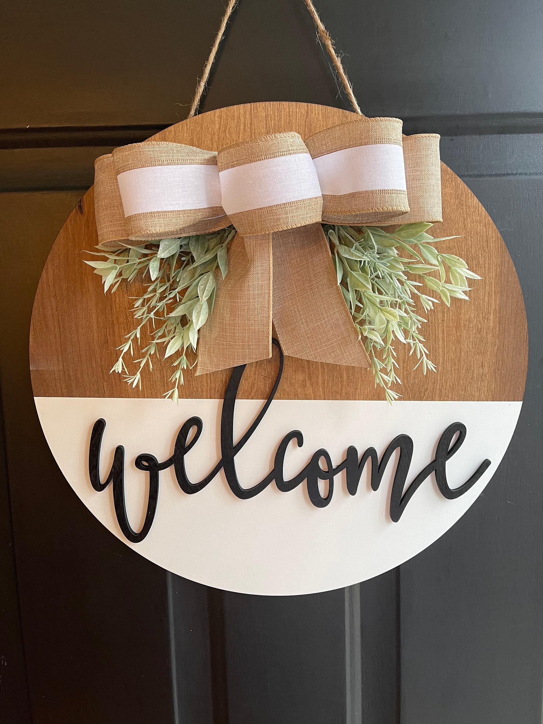 Sign Door Hanger 3D Wood Sign 3D Door Etsy