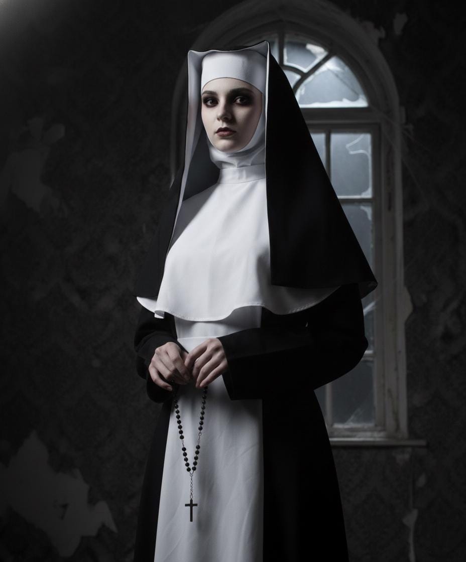 nun prom dress Nun Valak Cosplay, Renaissance Dress, Medieval Habit