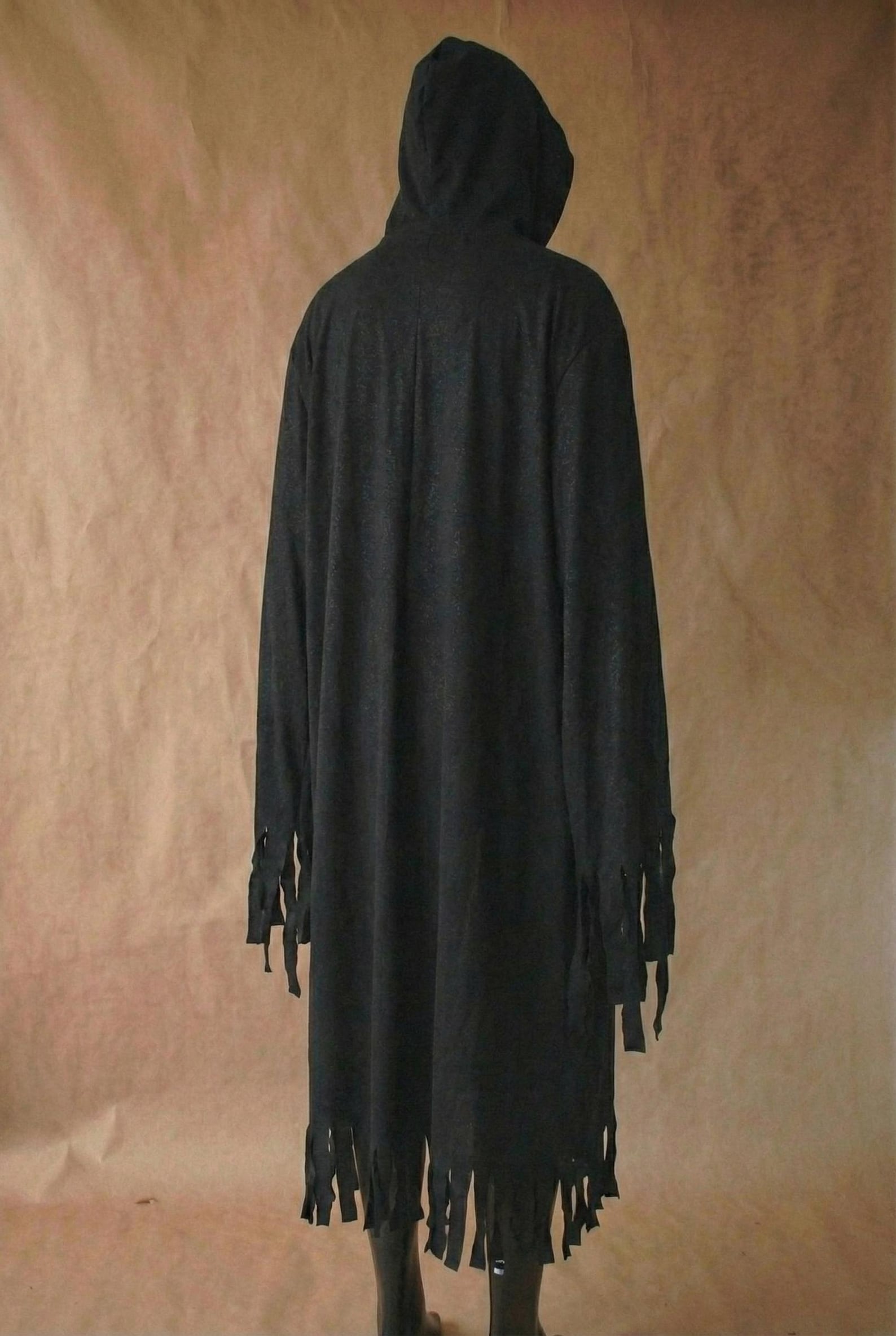 Slasher Robe Sparkling Black Phantom Robe - 90s Slasher Halloween Costume - Etsy