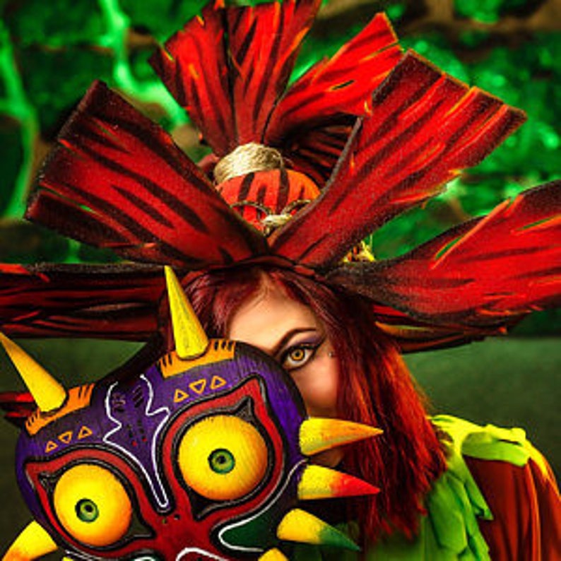 Skull Kid Hat Majoras Mask Legend of Zelda Cosplay Etsy