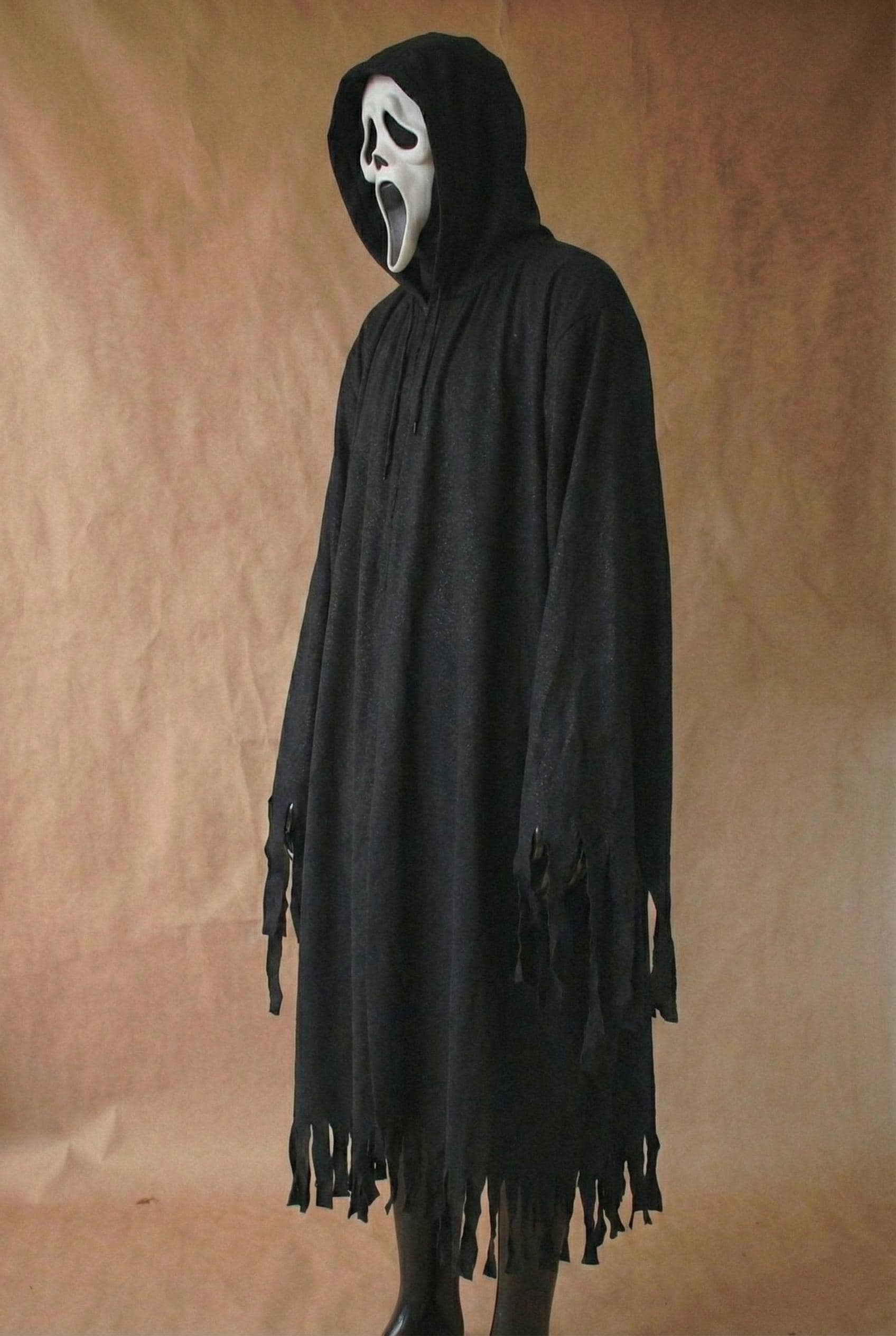 Slasher Robe Sparkling Black Phantom Robe - 90s Slasher Halloween Costume - Etsy