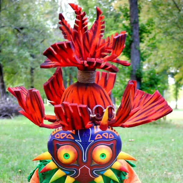 Sombrero de Skull Kid-maska Majoras Legend of Zelda Cosplay