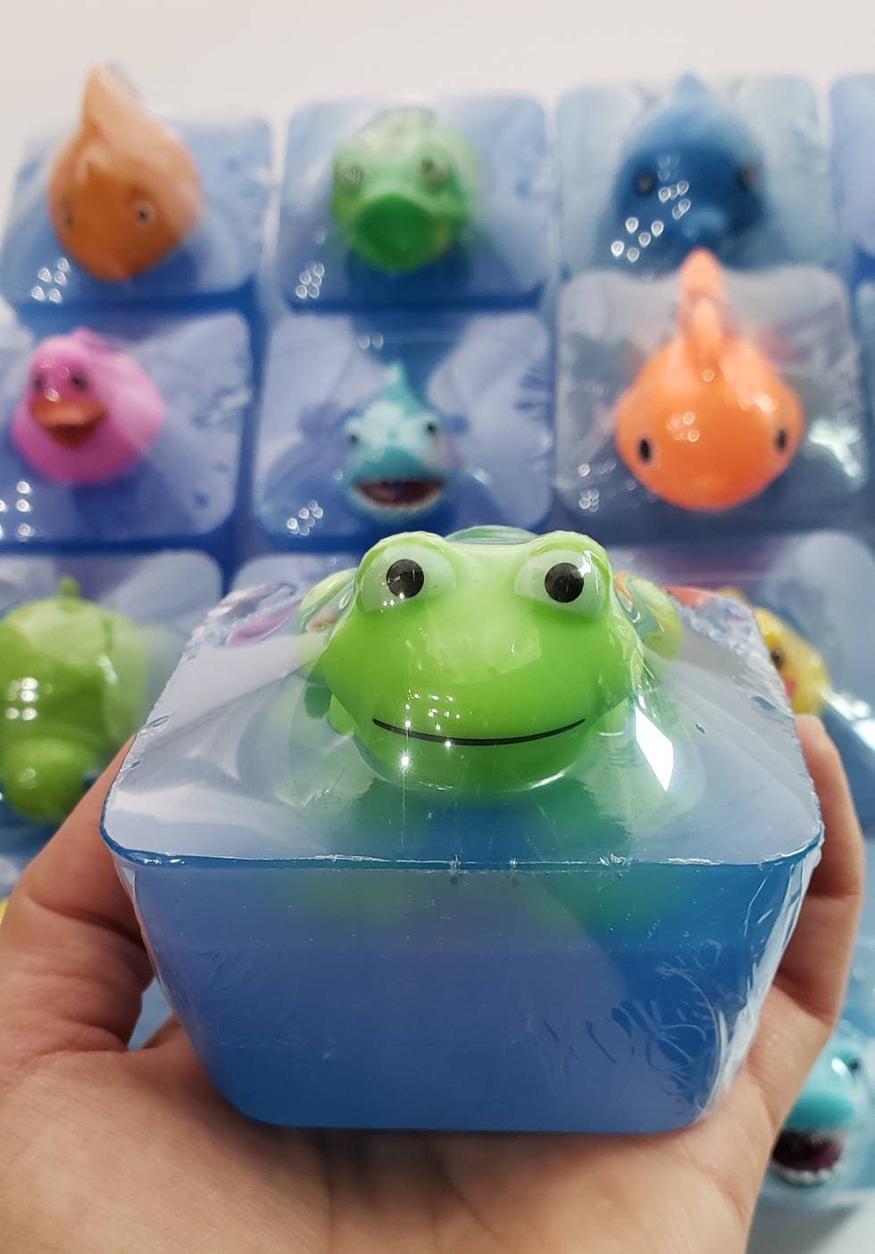 Soap with toys in it/Glycerin soap with toys/Soap with toys Etsy