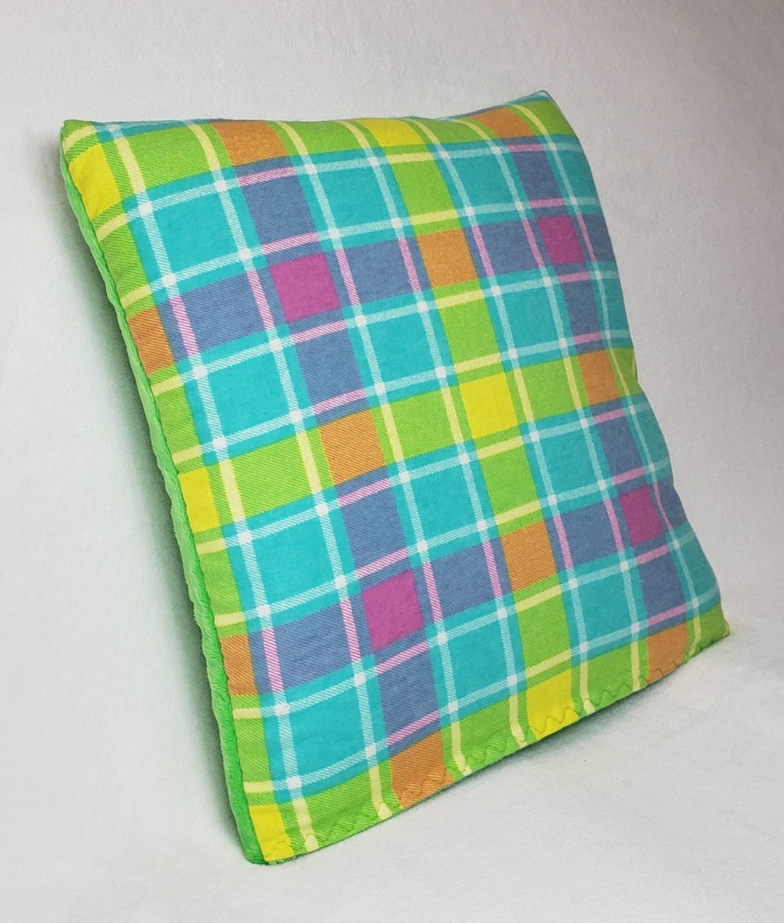Pastel Plaid Quillow/blanket/throw/travel Blanket/pillow Etsy