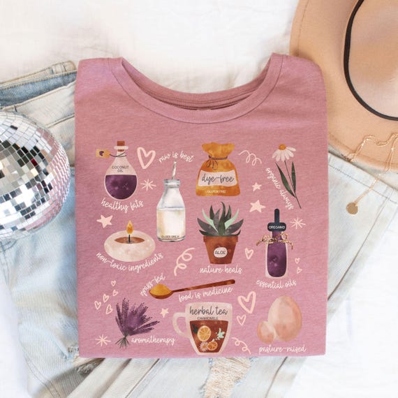 Holistic Wellness Shirt, Homeopathy Tee, Crunchy Mom Top, Gift for Chiropractor, Nutritionist Present, Natural Healing, Self Care Shirt