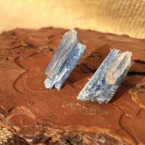 Kyanite and Quartz Crystal Rainbow Bridge Posts