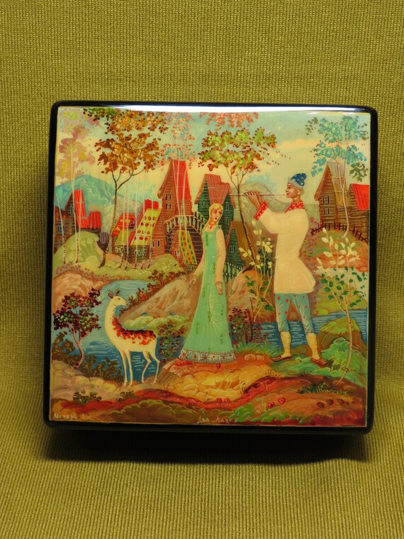 Vintage Soviet Ussr 1960s Russian Lacquer Box Mstera Hand Etsy Vintage Soviet Ussr 1960s Russian Lacquer Box Mstera Hand Etsy