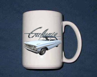 New 15 OZ. 1964 Ford Galaxie 500 Mug!