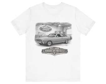 Serie Garage ¡Es más que un simple coche! Camiseta Dodge Dart 1969 ligeramente desgastada de la serie Garage.