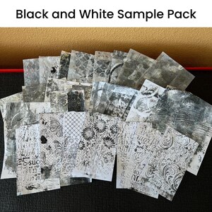 Junk Journal Paper Pack | 50 Hand Painted Collage Papers | Mixed Media ...