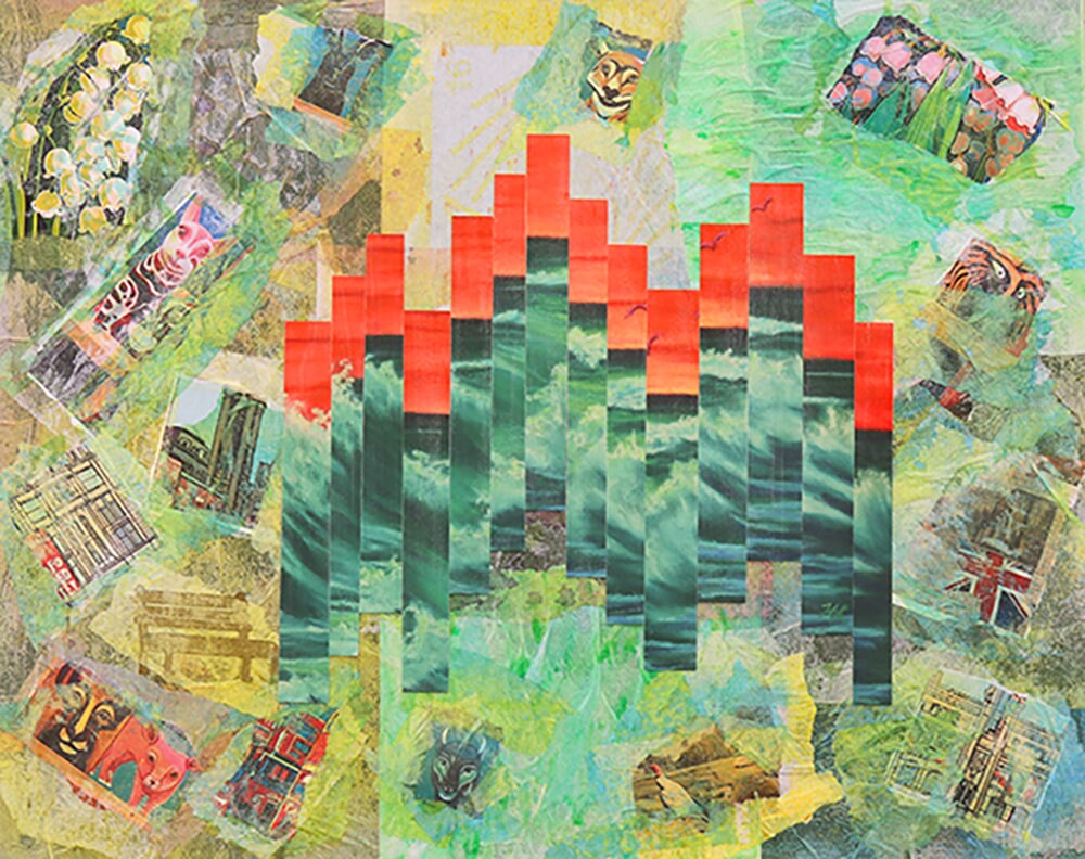 抽象画 美術　ミクストメディア テクスチャーアート ミクストメディア 【ナチュラルモダン