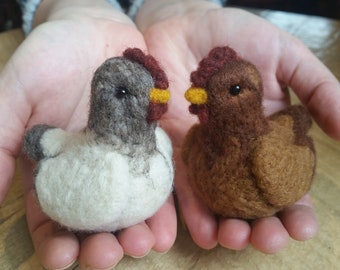 Miss Chicken Needle Felting Kit DIY