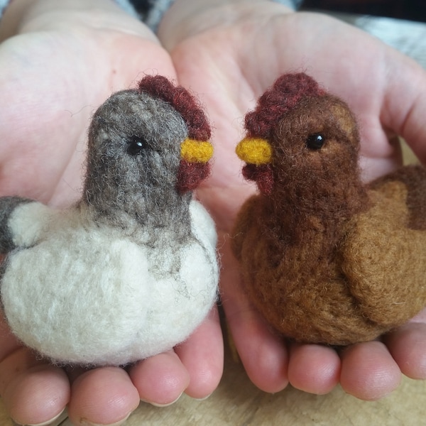 Miss Chicken Needle Felting Kit DIY