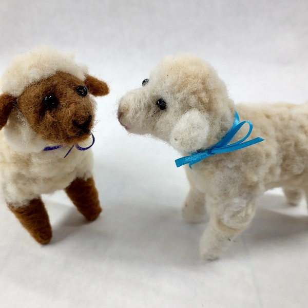 Lamb Needle Felting Kit DIY