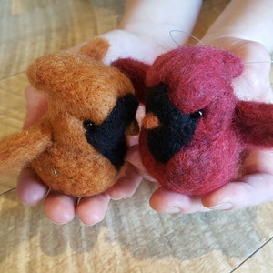 Cardinal Needle Felting Kit DIY