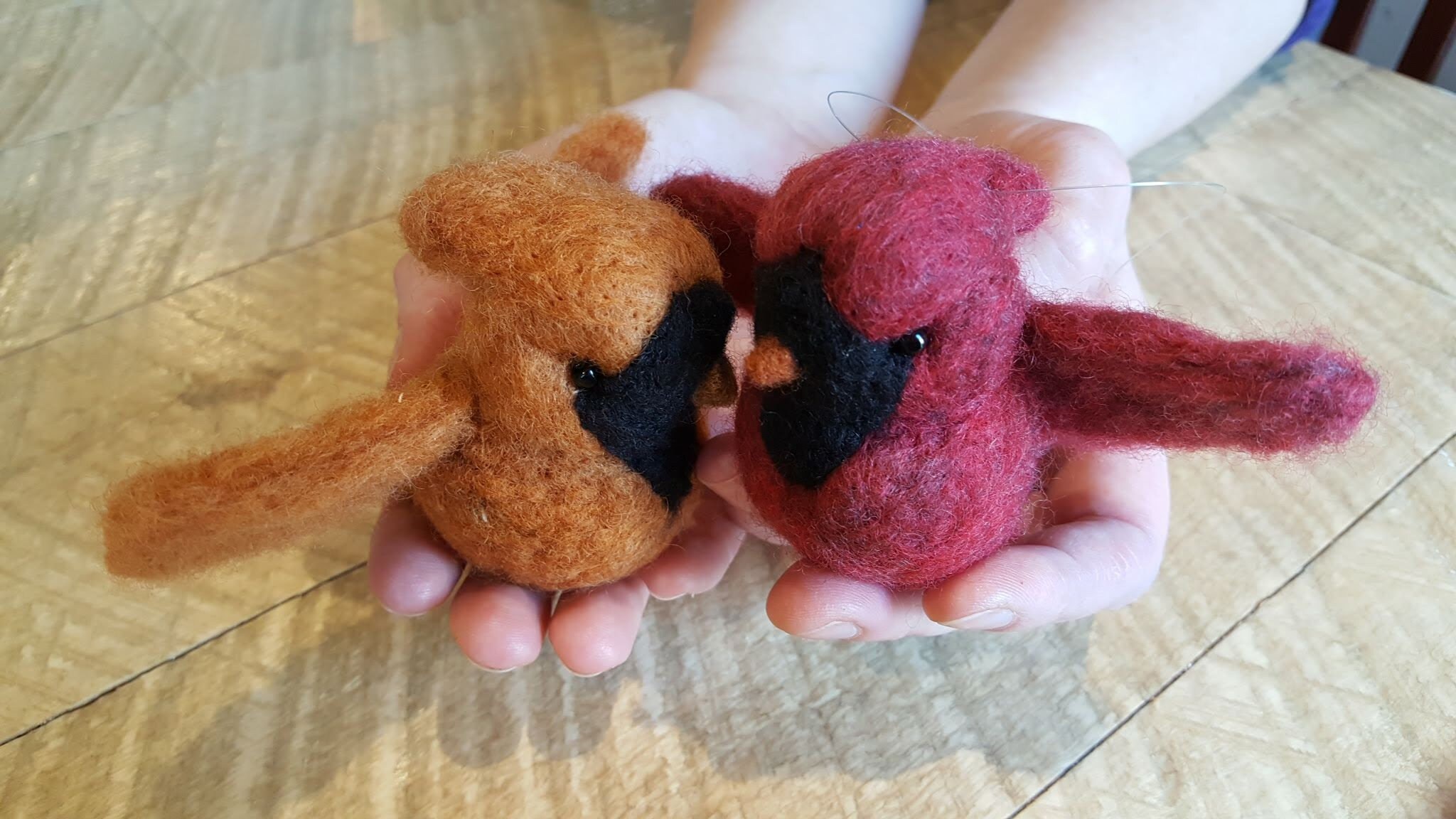 Cardinal Needle Felting Kit DIY | Etsy