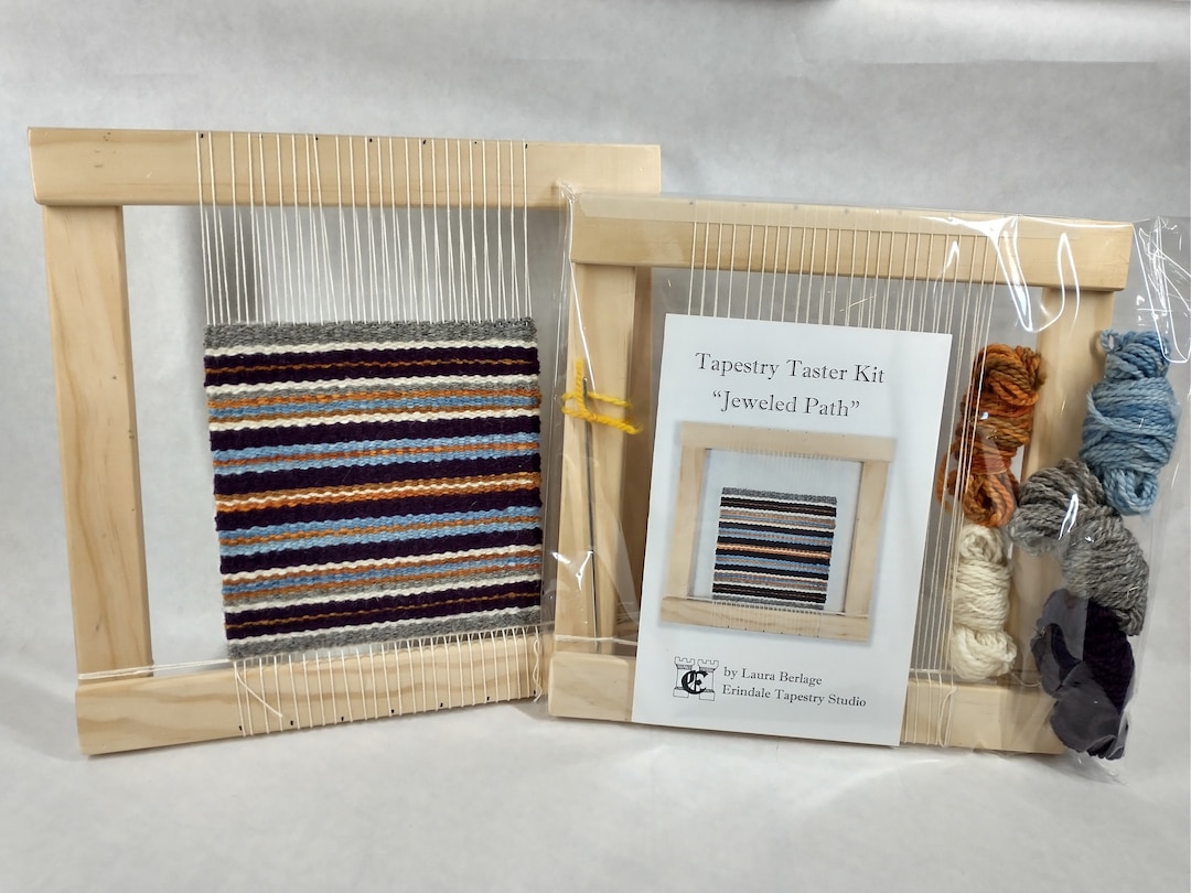 Tapestry Weaving Kit jeweled Path Beginner Level Etsy