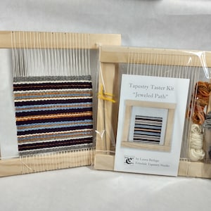 Tapestry Weaving Kit &quot;Jeweled Path&quot; Beginner Level