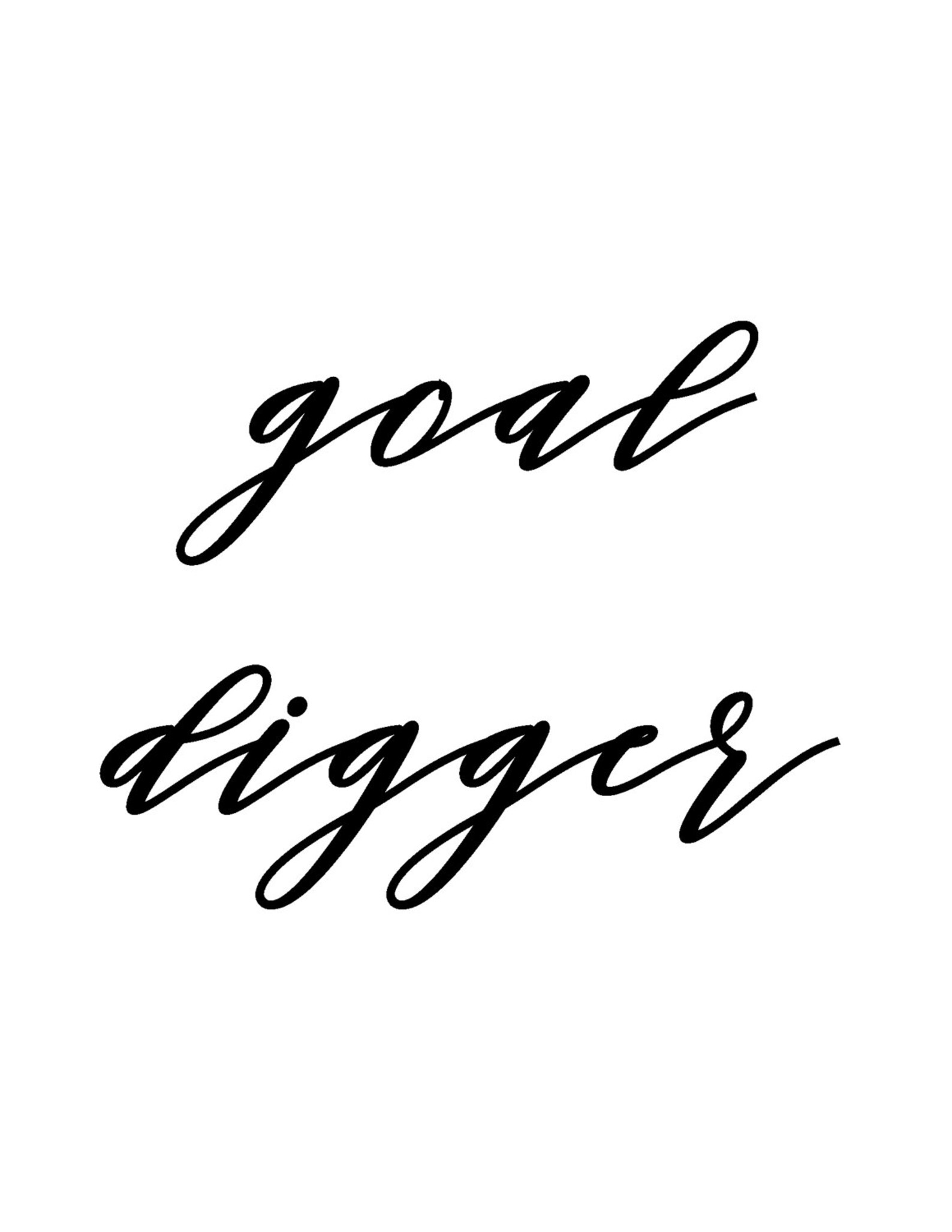 Goal Digger Printable Etsy