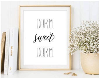 Dorm Sweet Dorm Printable | Etsy