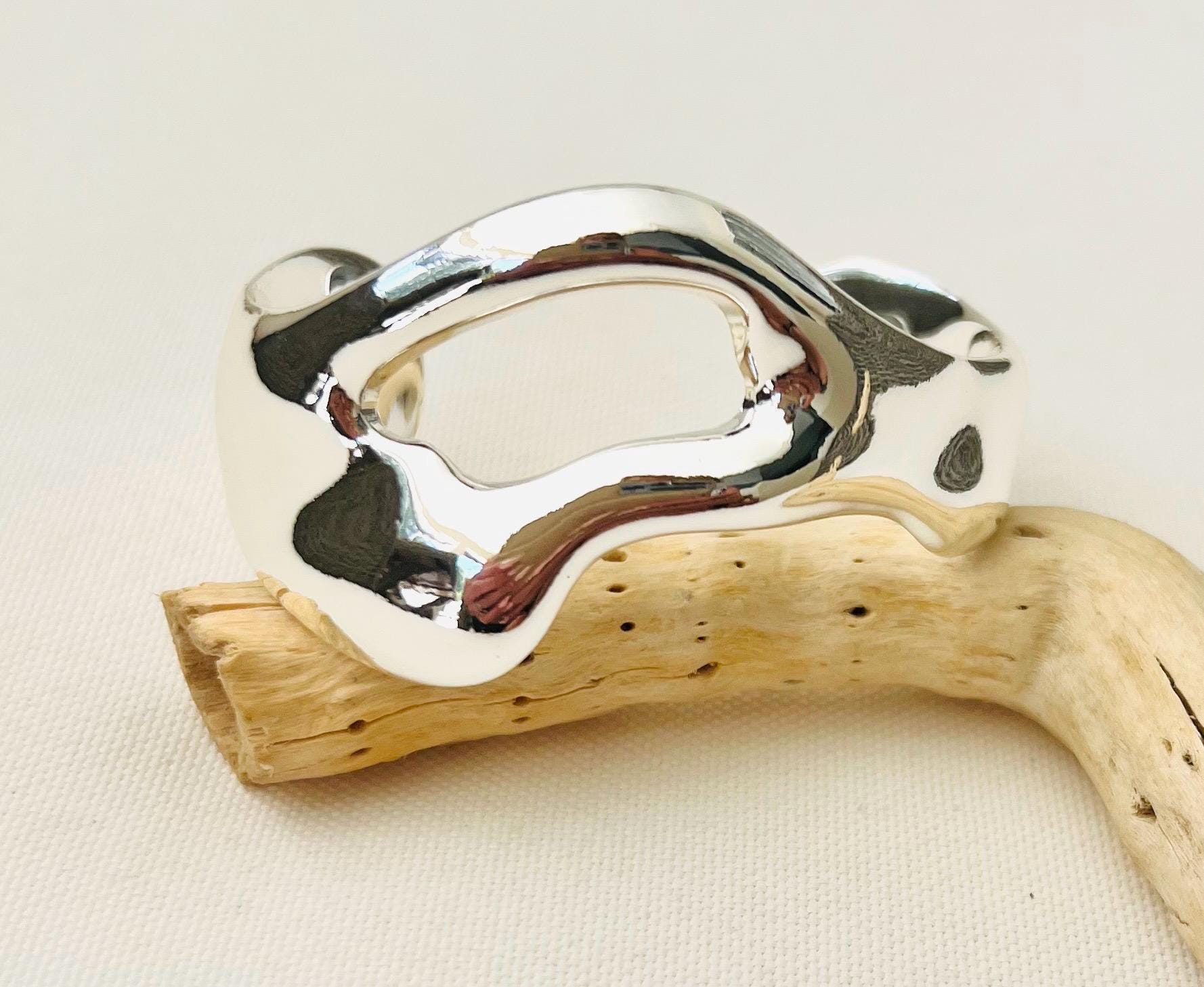 Bold modern   Silver Cuff