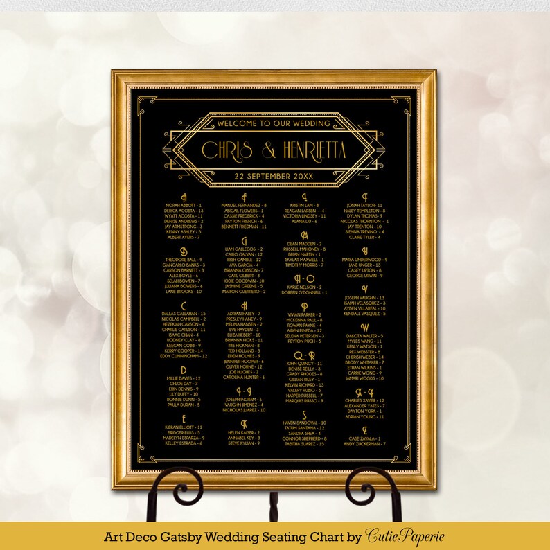 Wedding Seating Chart Template Powerpoint