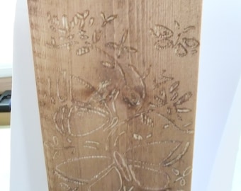 Beautiful Engraved Wood Picture