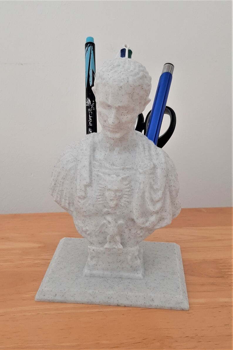 Julius Caesar Pen Holder / Julius Caesar Pencil Holder / Ides Etsy