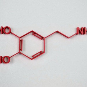 Dopamine | The &quot;Reward&quot;Molecule | 3D Printed | Wall Art