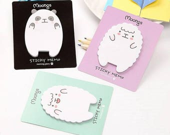 sheep sticky notes etsy