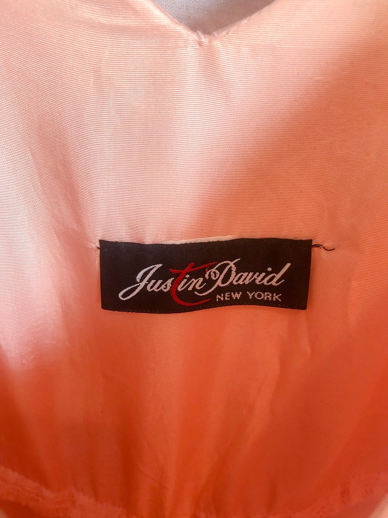 Vintage Ruffled Justin David dress