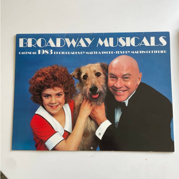 Musical Theater 2024 Wall Calendar Etsy