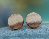 Earrings wood In Robinson Wood 8 mm
