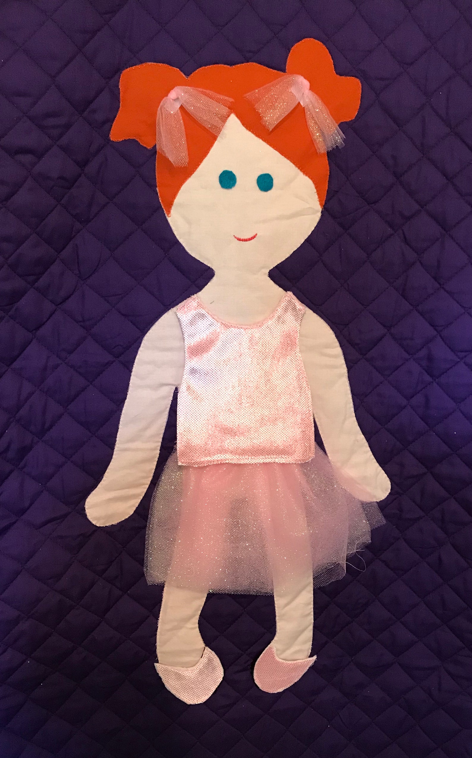 Red Headed Paper Doll Quilt - Etsy