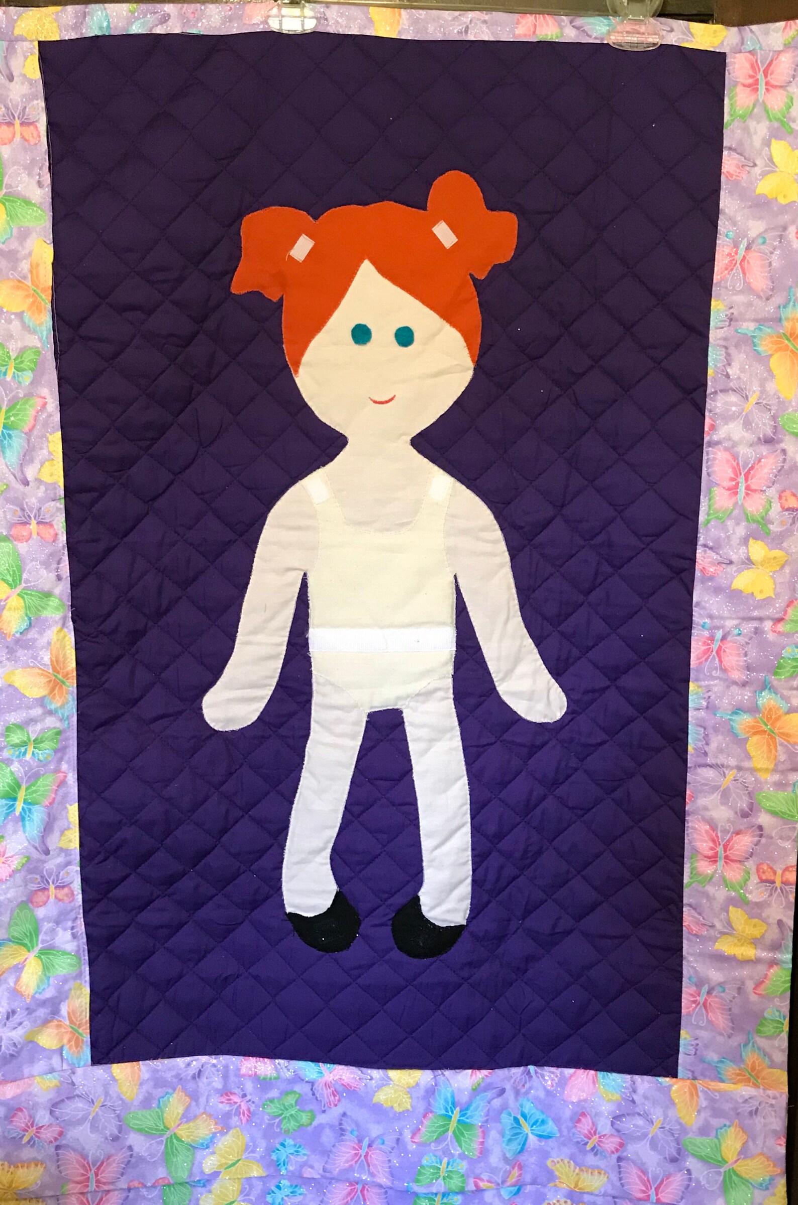 Red Headed Paper Doll Quilt - Etsy