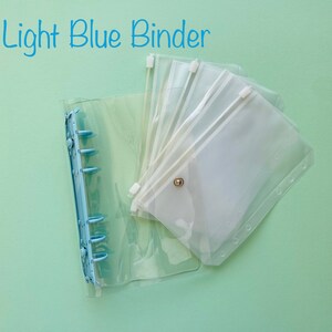 A6 Pastel Rings + 5 Zip Pouches | Soft Plastic Binder | A6 Budget Set | Budget Envelopes | Sinking Funds | Financial Planner|Budgeting afbeelding 9
