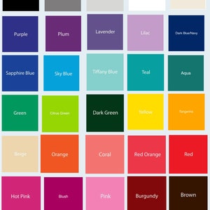 Op de afbeelding: Een kleurenkaart met 25 verschillende kleuren, waaronder zwart, wit, grijs, rood, blauw, groen, geel, oranje, roze, paars en bruin. De kaart is gelabeld met "Kies een kleur".