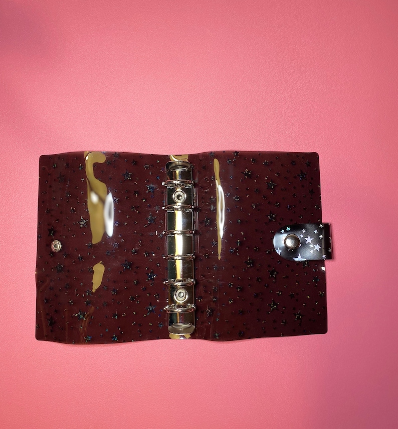 Black With Stars MINI A7 Budget Binder Starter Set 5 Zipper Etsy Norway